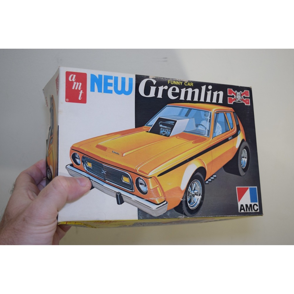 1975 New Gremlin X Funny Car AMT 1/25 Scale T368 Model Kit‎ RARE
